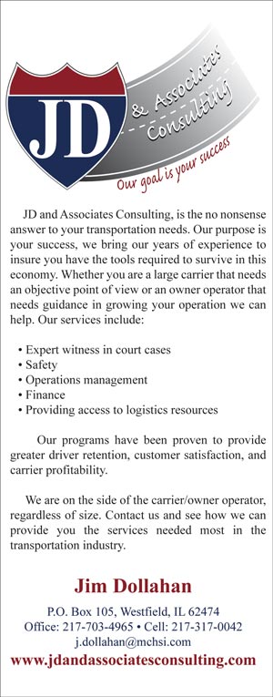 jd and associate consulting jim dollahan westifeld, il transportation safety training