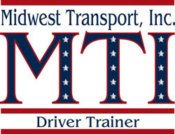 mti, midwest transport, logo design, tara darcy designs, driver training program logo, westfeild, il