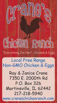 cranes chicken ranch, business card, business card design, business branding, marketing, tara darcy designs, westfield, martinsville, il