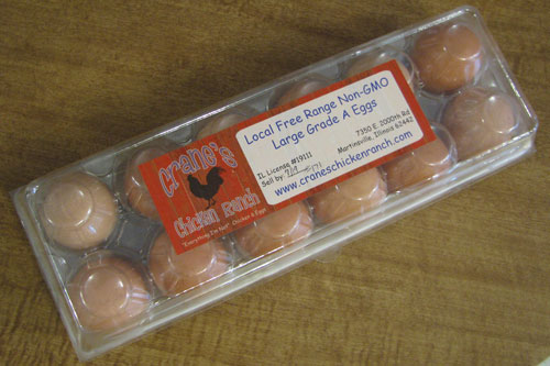 cranes chicken ranch, non-gmo, pasture raised, local eggs, martinsville, il, label design, product labeling, tara darcy designs, westfield