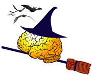 brain logo witch